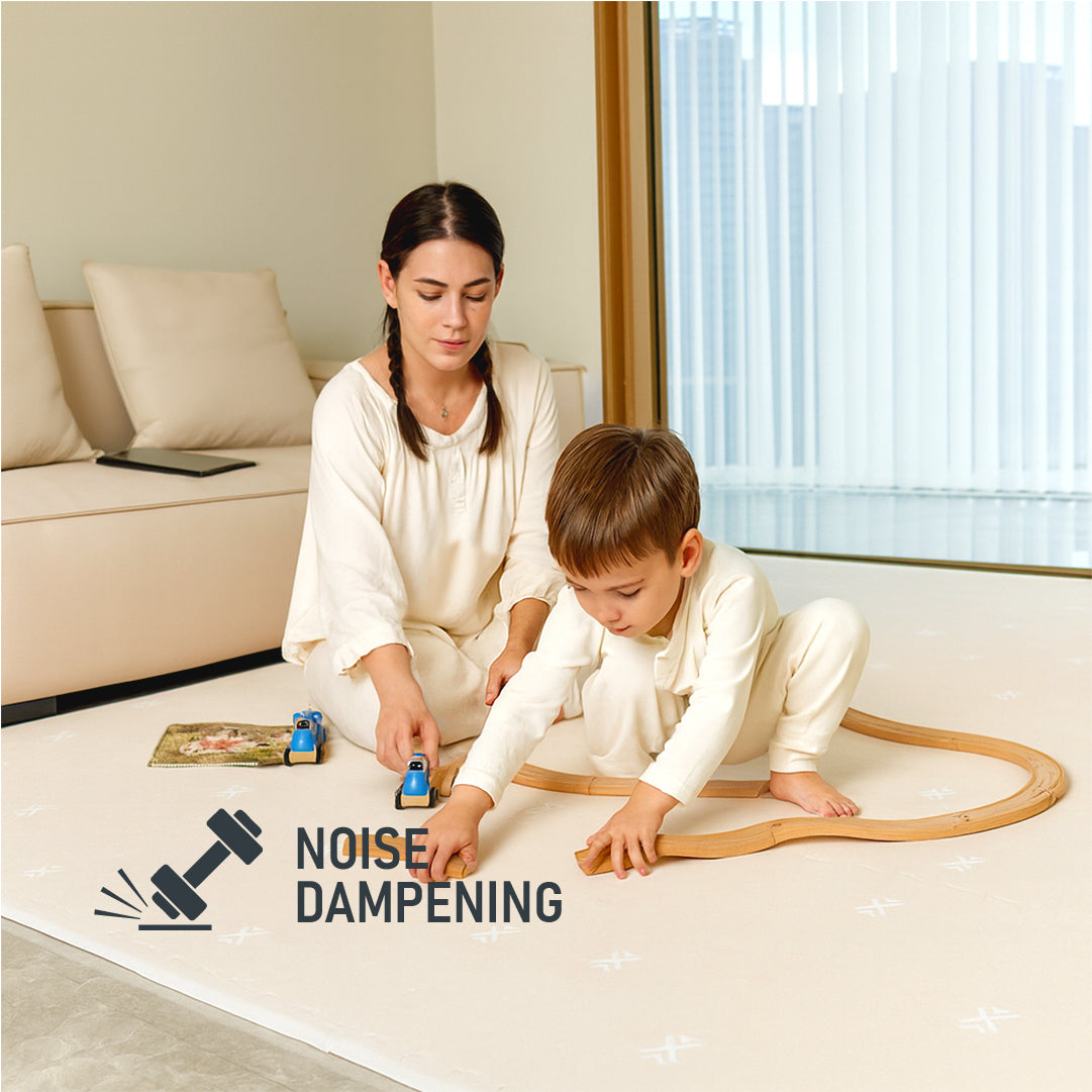 Flow - Premium Foam Flooring 24" x 24" x 14mm - Willow Suede (6 Pack)