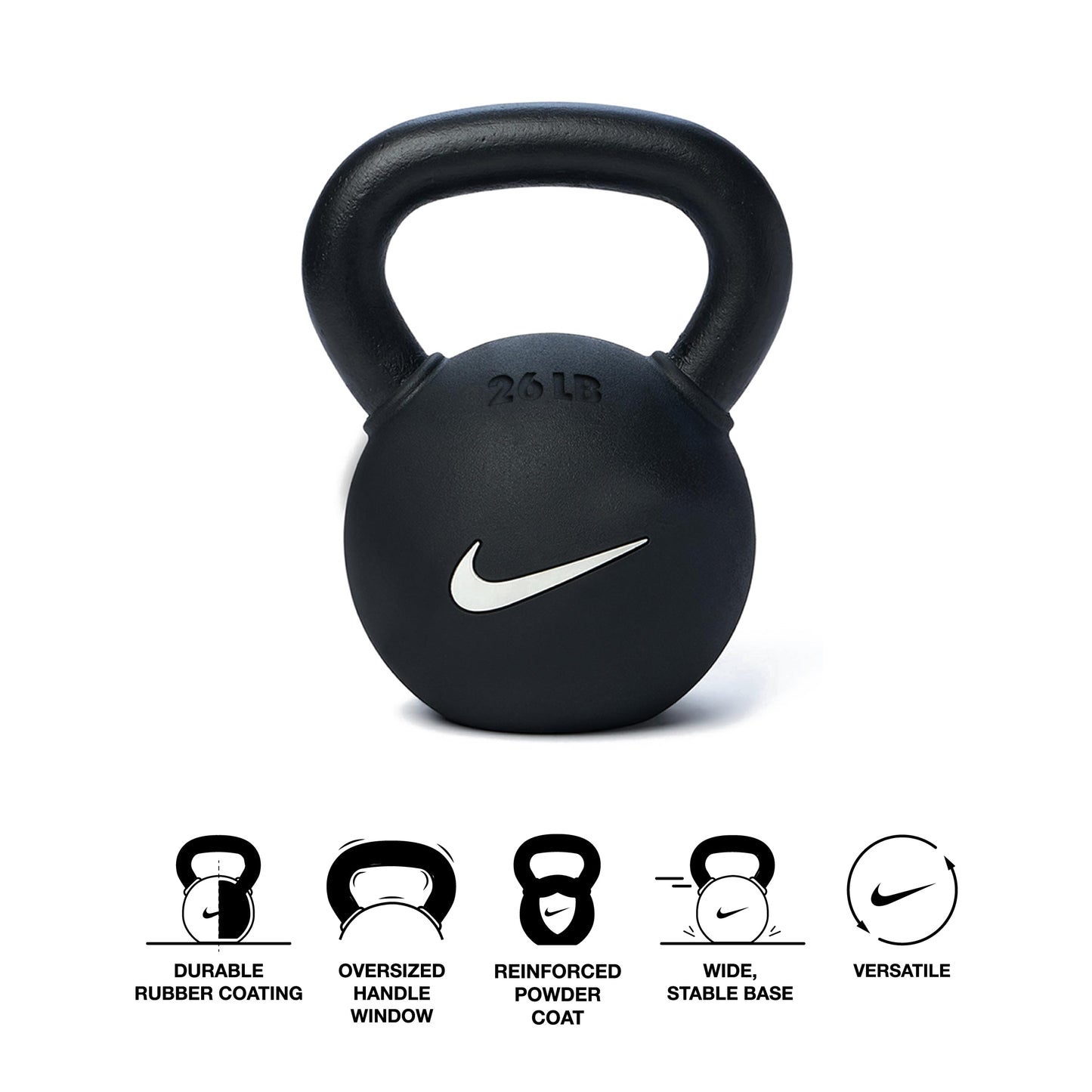 Nike Rubber Coated Kettlebell