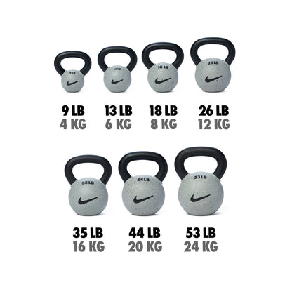 Nike Rubber Coated Kettlebell - Wolf Grey Particle