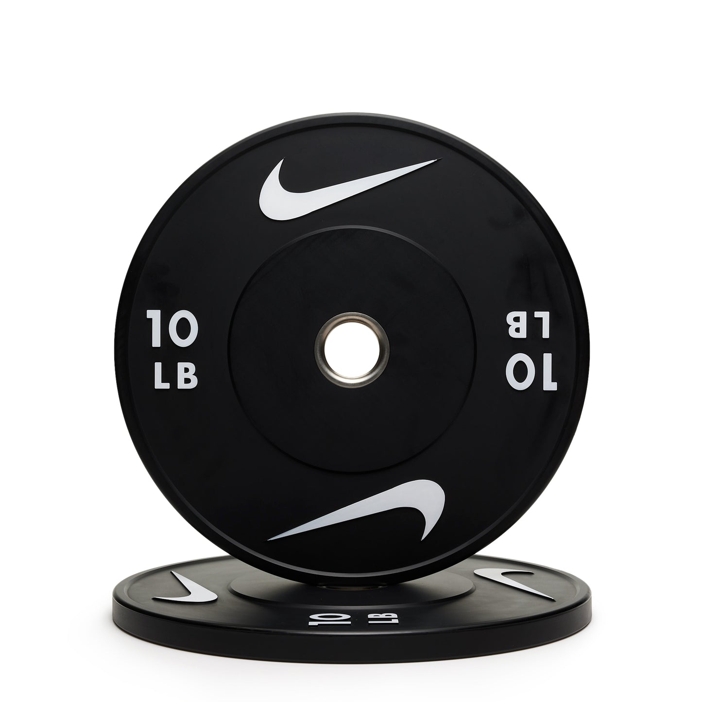 Nike Rubber Bumper Plates - Black/White