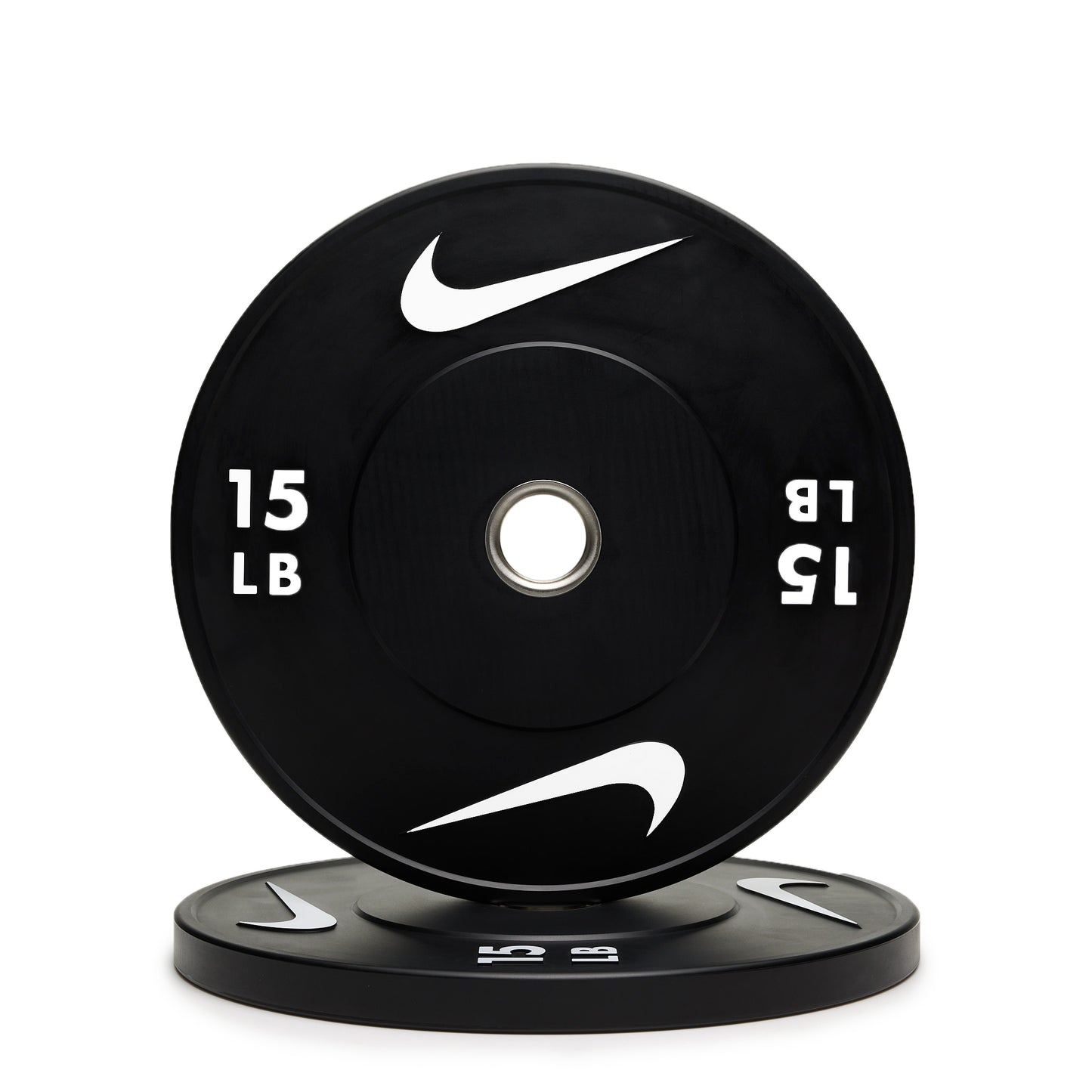 Nike Rubber Bumper Plates - Black/White