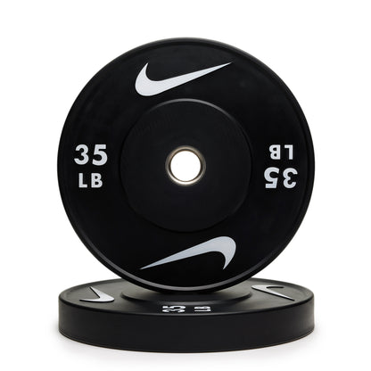 Nike Rubber Bumper Plates - Black/White
