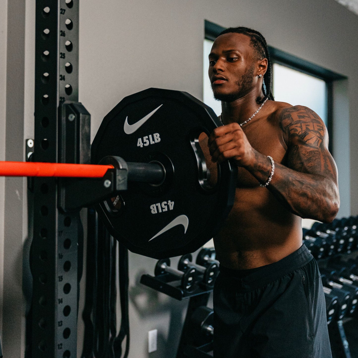 Nike Strength Pro Urethane Plates - Black/White